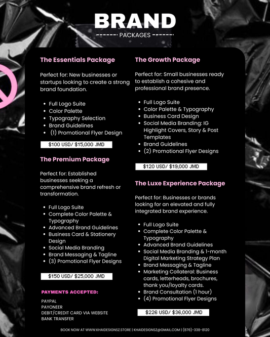 Brand Development Packages