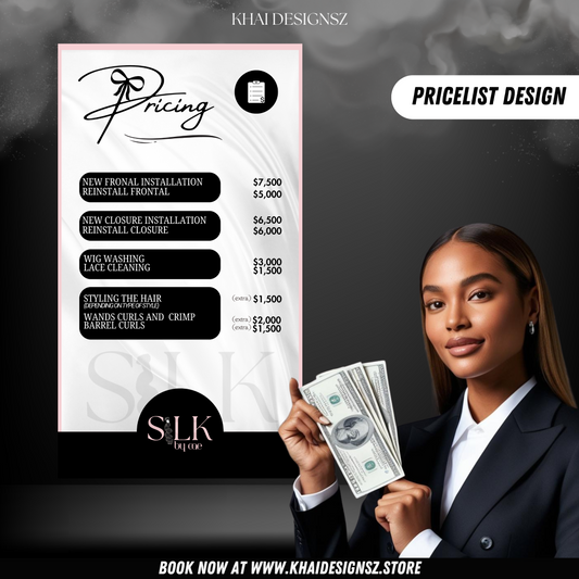 PriceList Design